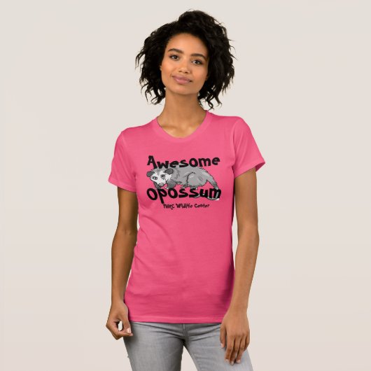 Fantastischer Opossum-T - Shirt (Vorne ganz)