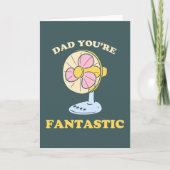 Fantastischer Papa-Witzpun Karte (Vorderseite)
