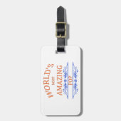 Fantastischer Pop Gepäckanhänger (Vorderseite vertikal)