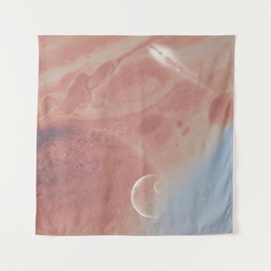 Fantastischer Raum Wandteppich (Vorderseite)