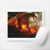 Fantastischer riesiger Drache Mousepad (Mit Mouse)