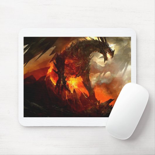 Fantastischer riesiger Drache Mousepad (Mit Mouse)