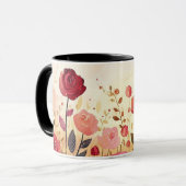 Fantastischer Rosengarten  Tasse (Vorderseite Links)
