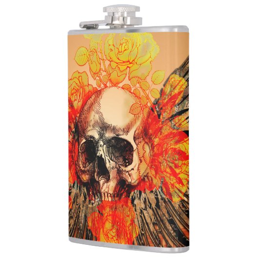 Fantastischer Schädel Flachmann (Links)