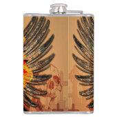 Fantastischer Schädel Flachmann (Rückseite)