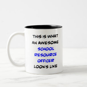 fantastischer Schulressourcenoffizier Zweifarbige Tasse