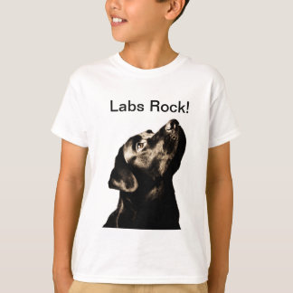 Fantastischer schwarzer Labrador-Retriever T-Shirt