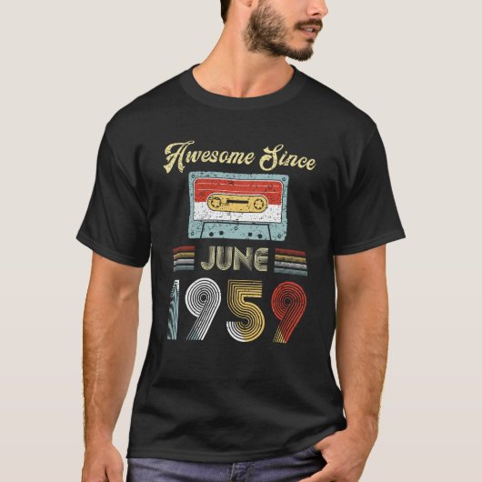 Fantastischer seit Juni 1959 Vintager 60. T-Shirt (Vorderseite)