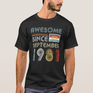 Fantastischer seit September 1981 Geburtstag T-Shirt