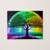 Fantastischer sonst weltlicher Baum des Lebens Puzzle (Horizontal)
