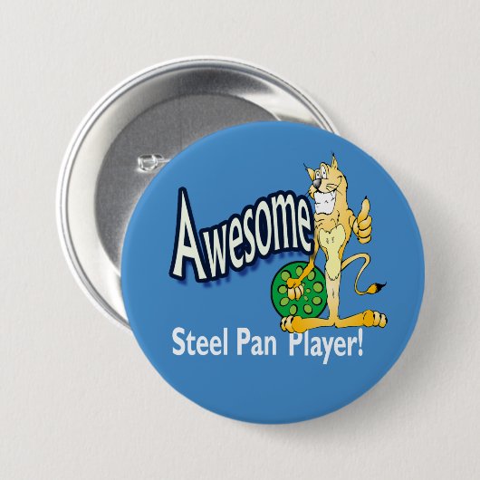 Fantastischer Stahl-WANNEN-Spieler Button (Vorne & Hinten)