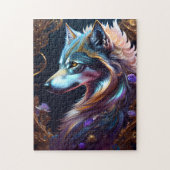 Fantastischer Starry Wolf Puzzle (Vertikal)