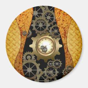 Fantastischer steampunk Entwurf Magnet