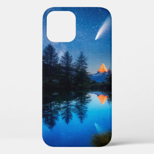 Fantastischer Sternenhimmel über dem Matterhorn-Za Case-Mate iPhone Hülle