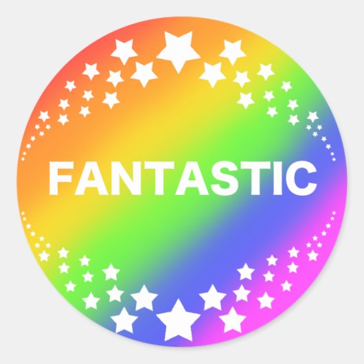Fantastischer Sticker (Vorderseite)
