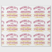 Fantastischer Stiefvater Geschenkpapier (Flach)