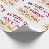 Fantastischer Stiefvater Geschenkpapier (Ecke)