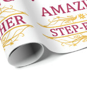Fantastischer Stiefvater Geschenkpapier (Rolleneckpunkt)