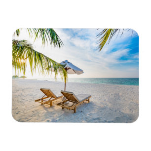 Fantastischer Strand-Sonnenuntergang Magnet