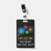 "FANTASTISCHER STUDENT DES TAGES!" + AUSWEIS (Front with Clip)