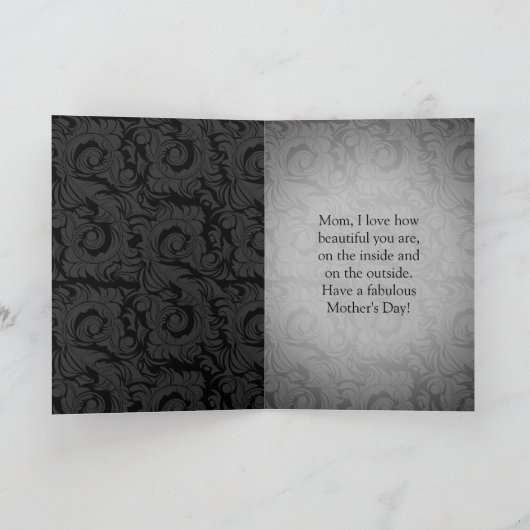 Fantastischer Tag der Modemutter Karte (Innenseite)