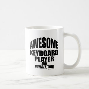 Fantastischer Tastatur-Spieler Kaffeetasse
