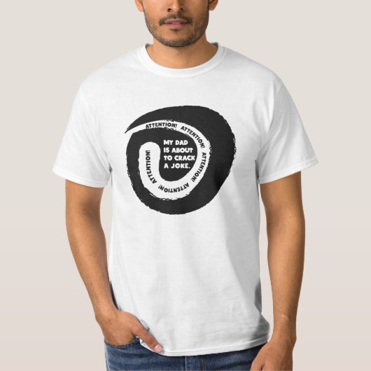 Fantastischer Text, den die Witze meines Vaters di T-Shirt (Vorderseite)