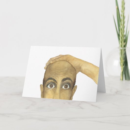 Fantastischer Typ ohne Haare Karte (Vorderseite)