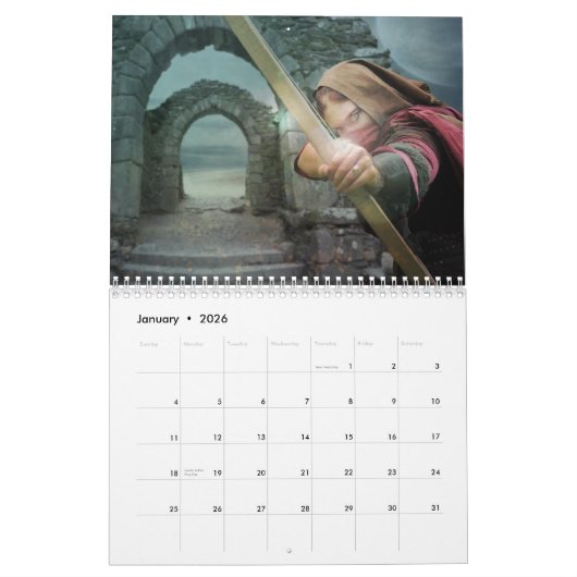 Fantastischer und magischer Kunstkalender Kalender (Jan 2026)