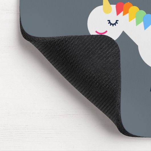 Fantastischer Unicorn Mousepad (Ecke)
