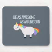Fantastischer Unicorn Mousepad (Vorne)