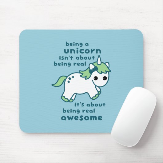 Fantastischer Unicorn Mousepad (Mit Mouse)