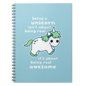 Fantastischer Unicorn Notizblock (Vorderseite)