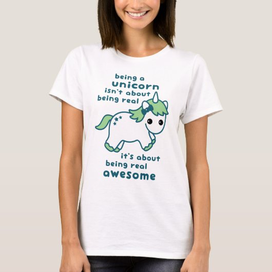 Fantastischer Unicorn T-Shirt (Vorderseite)