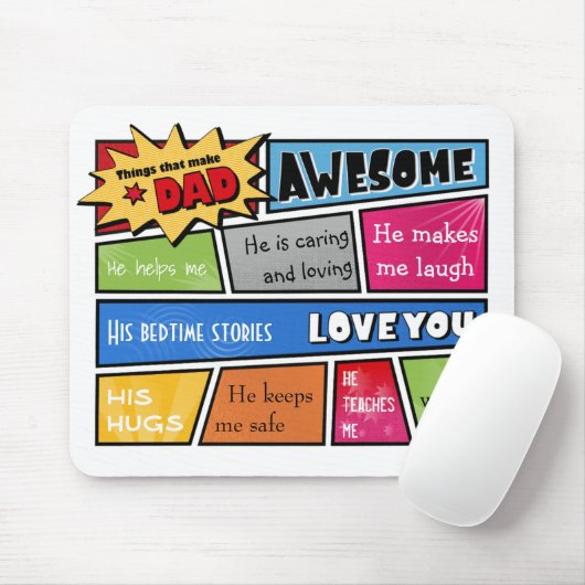 Fantastischer Vater Mousepad (Mit Mouse)