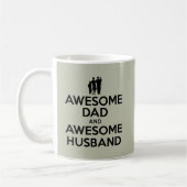 Fantastischer Vater und fantastischer Ehemann Kaffeetasse (Links)