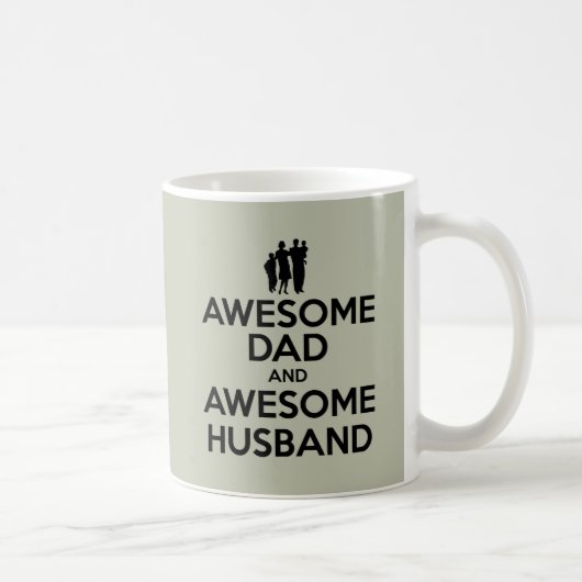 Fantastischer Vater und fantastischer Ehemann Kaffeetasse (Rechts)