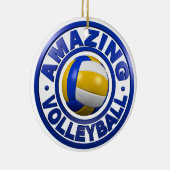 Fantastischer Volleyball Keramikornament (Rechts)