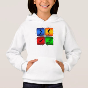 Fantastischer Volleyball-städtische Art Hoodie