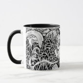 Fantastischer Wald klein Tasse (Links)