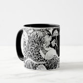 Fantastischer Wald klein Tasse (Vorderseite Links)