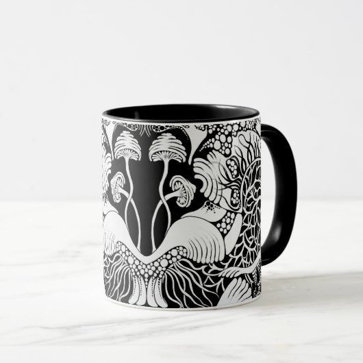 Fantastischer Wald klein Tasse (VorderseiteRechts)