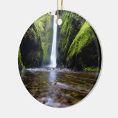 Fantastischer Wasserfall Keramik Ornament (Links)