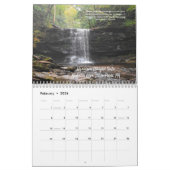 Fantastischer Wasserfall-Mauer-Kalender Kalender (Feb 2026)