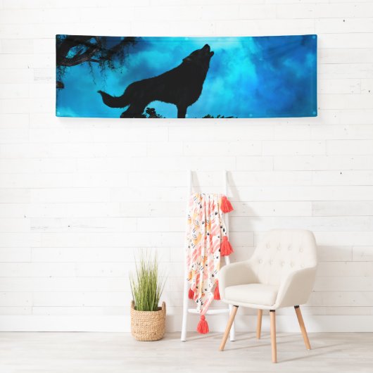 Fantastischer Wolf Banner (Insitu)