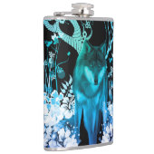 Fantastischer Wolf Flachmann (Rechts)