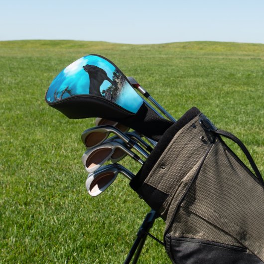 Fantastischer Wolf Golf Headcover (In SItu)