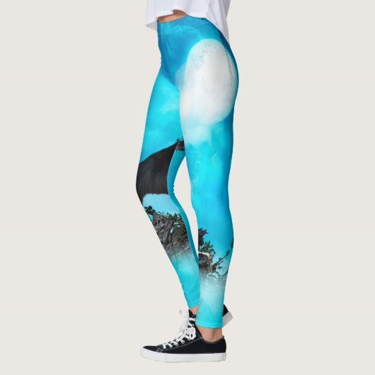 Fantastischer Wolf Leggings (Links)