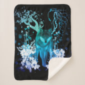 Fantastischer Wolf Sherpadecke (Vorderseite)