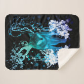 Fantastischer Wolf Sherpadecke (Vorderseite (Horizontal))